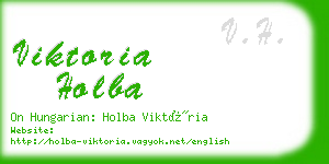 viktoria holba business card